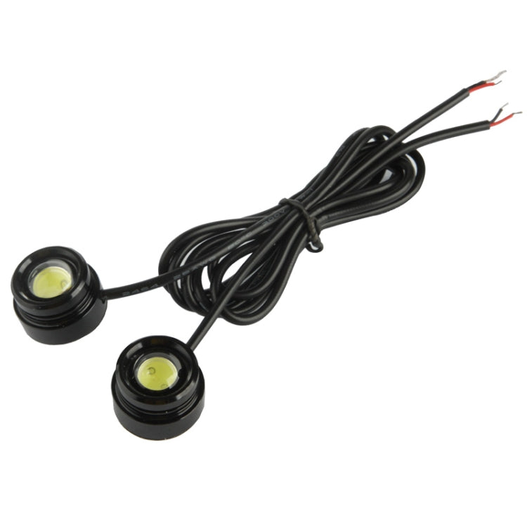 2x 1.5W Waterproof Eagle Eye Light White LED Light for Vehicles, Cable Length: 65cm - In Car by buy2fix | Online Shopping UK | buy2fix