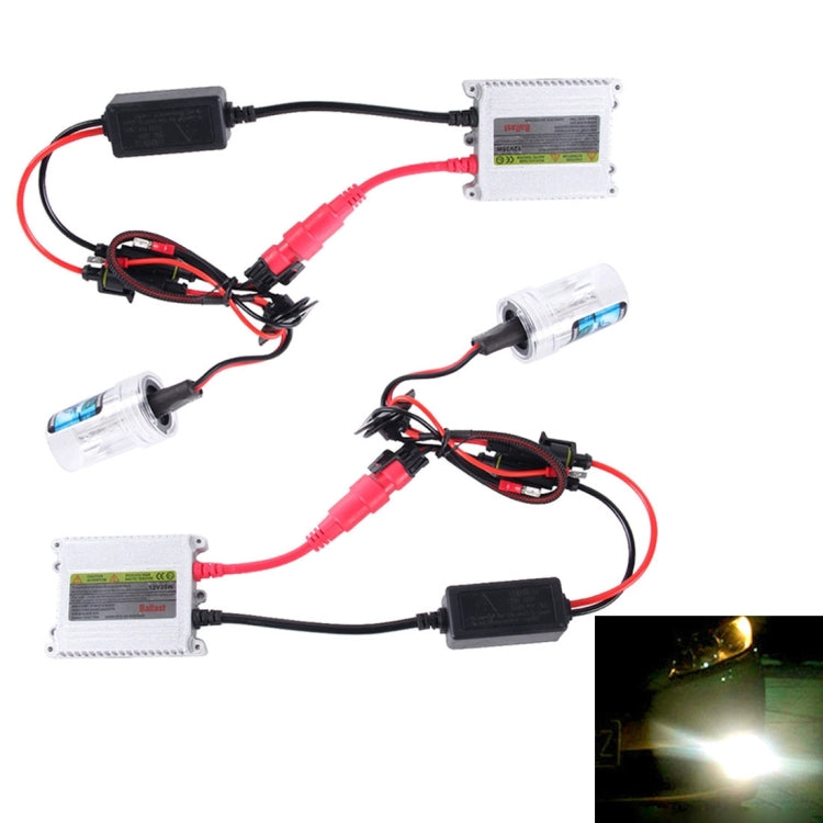 DC12V 35W 2x H1 Slim HID Xenon Light, High Intensity Discharge Lamp, Color Temperature: 8000K - In Car by buy2fix | Online Shopping UK | buy2fix