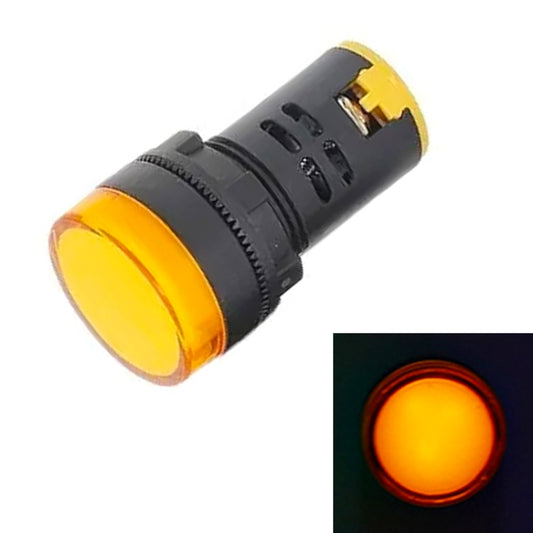 24V AD16-22D / S 22mm LED Signal Indicator Light Lamp (Yellow) - Consumer Electronics by buy2fix | Online Shopping UK | buy2fix