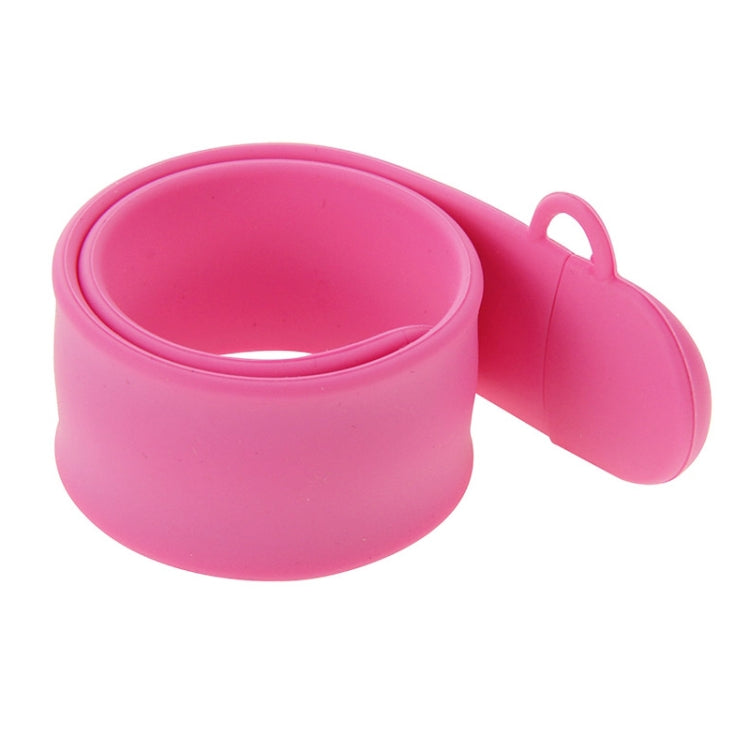 Silicone Bracelet USB Flash Disk with 8GB Memory(Pink) - USB Flash Drives by buy2fix | Online Shopping UK | buy2fix