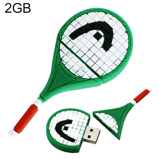 Tennis Racket Shape USB Flash Disk (2 GB) - USB Flash Drives by buy2fix | Online Shopping UK | buy2fix