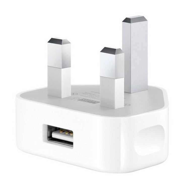 5V / 1A UK Plug USB Charger(White) - Apple Accessories by buy2fix | Online Shopping UK | buy2fix