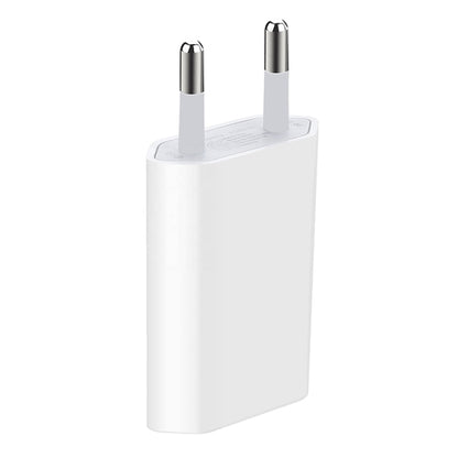 5V / 1A (EU Plug) USB Charger Adapter For  iPhone, Galaxy, Huawei, Xiaomi, LG, HTC and Other Smart Phones, Rechargeable Devices(White) - Apple Accessories by buy2fix | Online Shopping UK | buy2fix