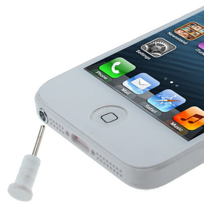 100 PCS Earphone Slot Anti-dust Stopper for iPhone 6S / 6S Plus, 6 / 6 Plus, iPhone 5 / 5S / 5C / SE, iPad Air / iPad Air 2, iPad mini 4(White) - Apple Accessories by buy2fix | Online Shopping UK | buy2fix