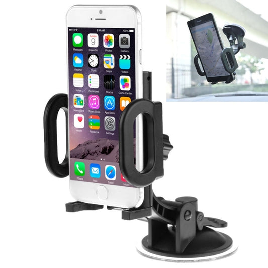 Universal Car Windshield Suction Mount Bracket Holder, For iPhone, Galaxy, Sony, Lenovo, HTC, Huawei, and other Smartphones of Width: 4-12cm - Car Holders by buy2fix | Online Shopping UK | buy2fix