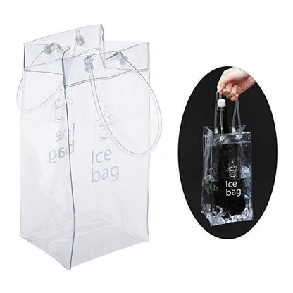 High Quality PVC Ice Bag for Wine(Transparent) - Home & Garden by buy2fix | Online Shopping UK | buy2fix