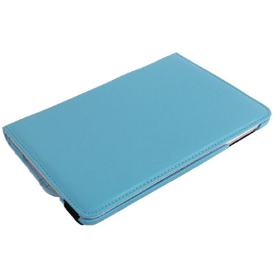 360 Degree Rotation Leather Case with Holder for iPad mini / mini 2 Retina(Baby Blue) - iPad Mini 3 & 2 & 1 Cases by buy2fix | Online Shopping UK | buy2fix