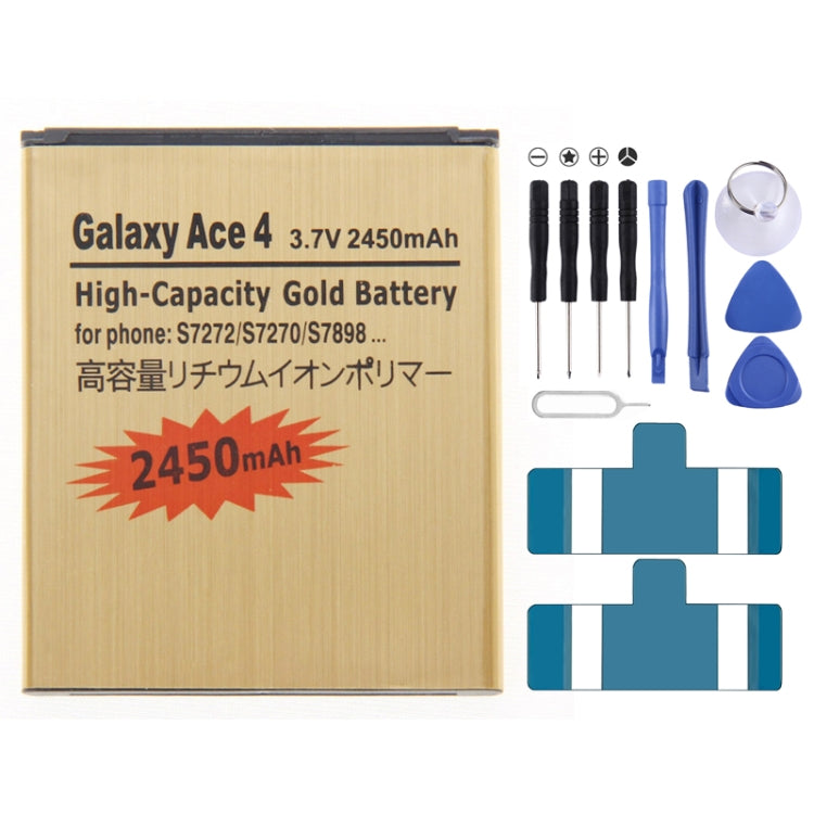 2450mAh High Capacity Business Replacement Battery for Galaxy Ace 4 / S7272 / S7270 / S7898 - For Samsung by buy2fix | Online Shopping UK | buy2fix