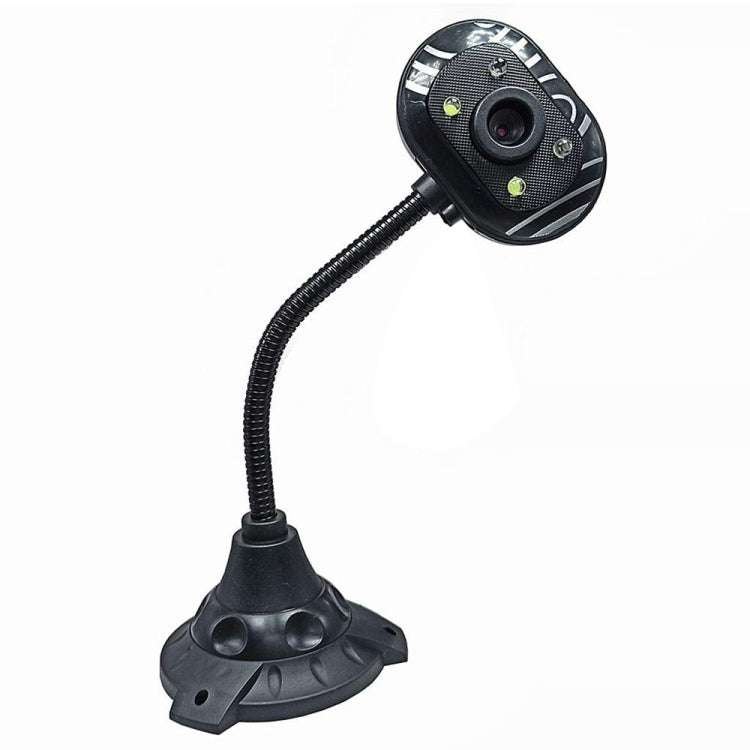 5.0 Mega Pixels USB 2.0 Driverless PC Camera / Webcam with MIC and 4 LED Lights, Cable Length: 1.1m -  by buy2fix | Online Shopping UK | buy2fix