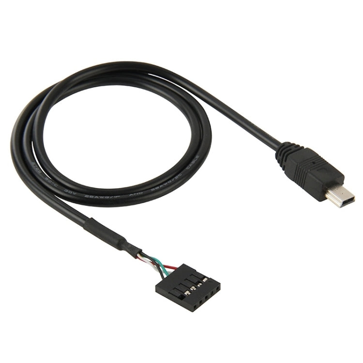 5 Pin Motherboard Female Header to Mini USB Male Adapter Cable, Length: 50cm -  by buy2fix | Online Shopping UK | buy2fix