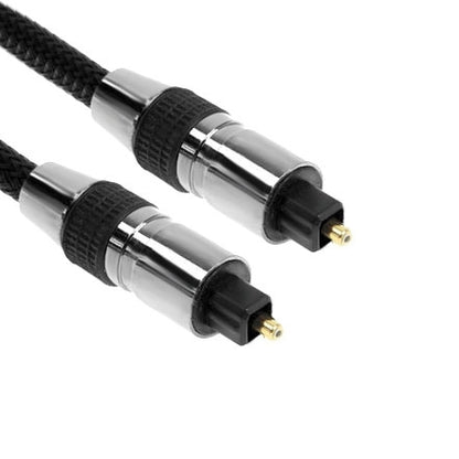 Braided Optical Audio Cable, OD: 5.0mm, Length: 2m - Audio Optical Cables by buy2fix | Online Shopping UK | buy2fix