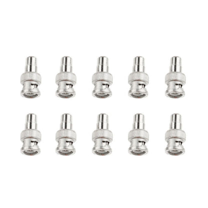 10 PCS BNC Male to RC Female Jack Connector - Security by buy2fix | Online Shopping UK | buy2fix
