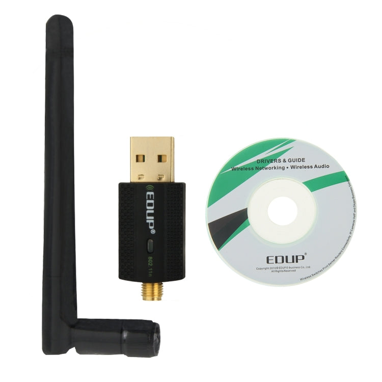 EDUP EP-N1581 Mini USB Wifi 802.11n/g/b 300Mbps 2.4GHz Wireless Adapter External Antenna -  by EDUP | Online Shopping UK | buy2fix