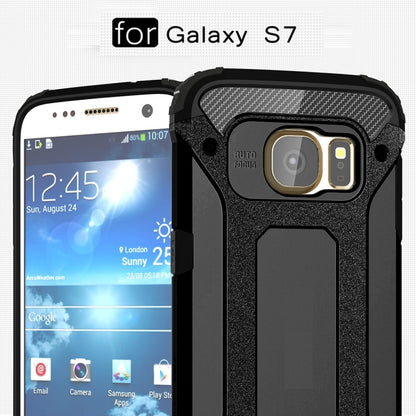 For Galaxy S7 / G930 Tough Armor TPU + PC Combination Case (Black) - Galaxy Phone Cases by buy2fix | Online Shopping UK | buy2fix