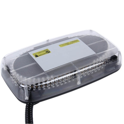 25W 240 LED Warning Mini Light Bar Strobe Light, Yellow Light - In Car by buy2fix | Online Shopping UK | buy2fix