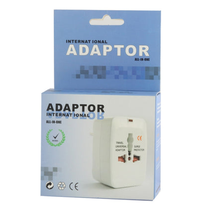 Plug Adapter, Universal EU US UK AU Travel AC Power Adaptor Plug(White) - Consumer Electronics by buy2fix | Online Shopping UK | buy2fix