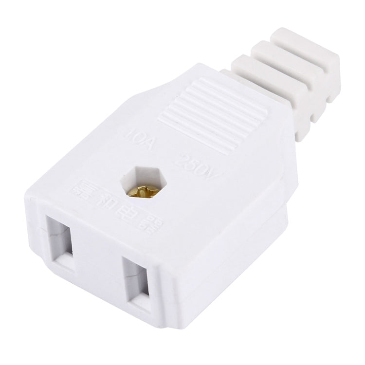 US Plug Travel Power Adaptor(White) - Consumer Electronics by buy2fix | Online Shopping UK | buy2fix