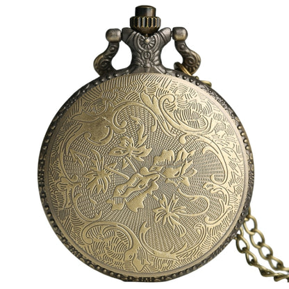 Playing Card Pattern Zinc Alloy Quartz Waterproof Pocket Watch - Necklace Watch Watches by buy2fix | Online Shopping UK | buy2fix