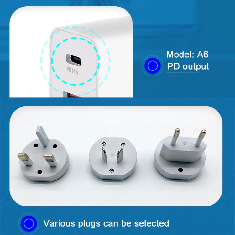 WLX-A6 4 Ports Quick Charging USB Travel Charger Power Adapter, EU Plug - Apple Accessories by buy2fix | Online Shopping UK | buy2fix