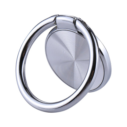 Universal CD Pattern Metal Mobile Phone Ring Holder(Silver) - Ring Holder by buy2fix | Online Shopping UK | buy2fix