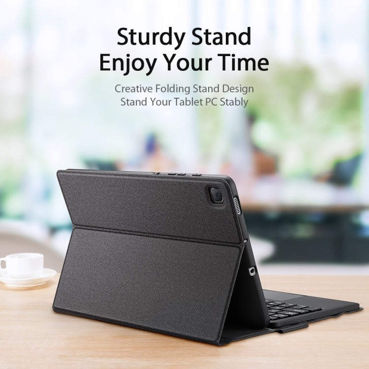 For Samsung Galaxy Tab S6 Lite 2024 / 2020 DUX DUCIS Detachable Bluetooth Keyboard Ultrathin Horizontal Flip Leather Tablet Case with Touchpad & Smart Sleep Function & Holder (Black) - Samsung Keyboard by DUX DUCIS | Online Shopping UK | buy2fix