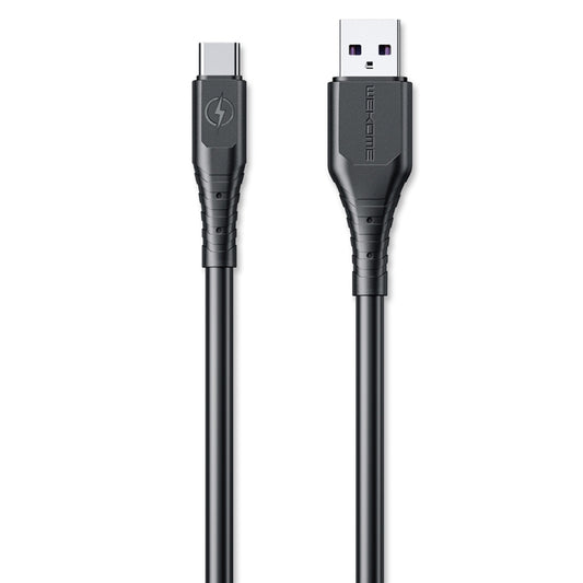 WK WDC-152 6A Type-C / USB-C Fast Charging Data Cable, Length: 3m (Black) - USB-C & Type-C Cable by WK | Online Shopping UK | buy2fix