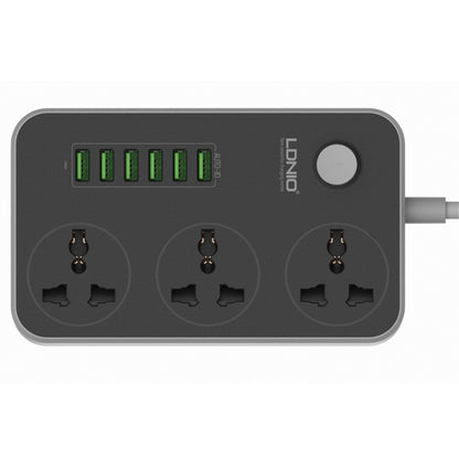 LDNIO SC3604 6 x USB Ports Multi-function Travel Home Office Socket, Cable Length: 2m, Big UK Plug - Consumer Electronics by LDNIO | Online Shopping UK | buy2fix