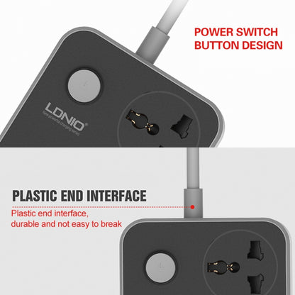LDNIO SC3604 6 x USB Ports Multi-function Travel Home Office Socket, Cable Length: 2m, Big UK Plug - Consumer Electronics by LDNIO | Online Shopping UK | buy2fix