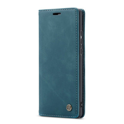 CaseMe-013 Multifunctional Retro Frosted Horizontal Flip Leather Case for Galaxy A20 / A30, with Card Slot & Holder & Wallet (Blue) - Samsung Accessories by CaseMe | Online Shopping UK | buy2fix