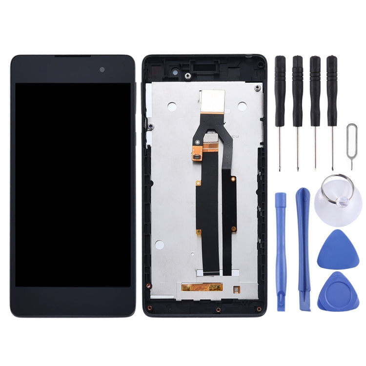 OEM LCD Screen for Sony Xperia E5 F3311 F3313 Digitizer Full Assembly with Frame(Black) - LCD Screen by buy2fix | Online Shopping UK | buy2fix