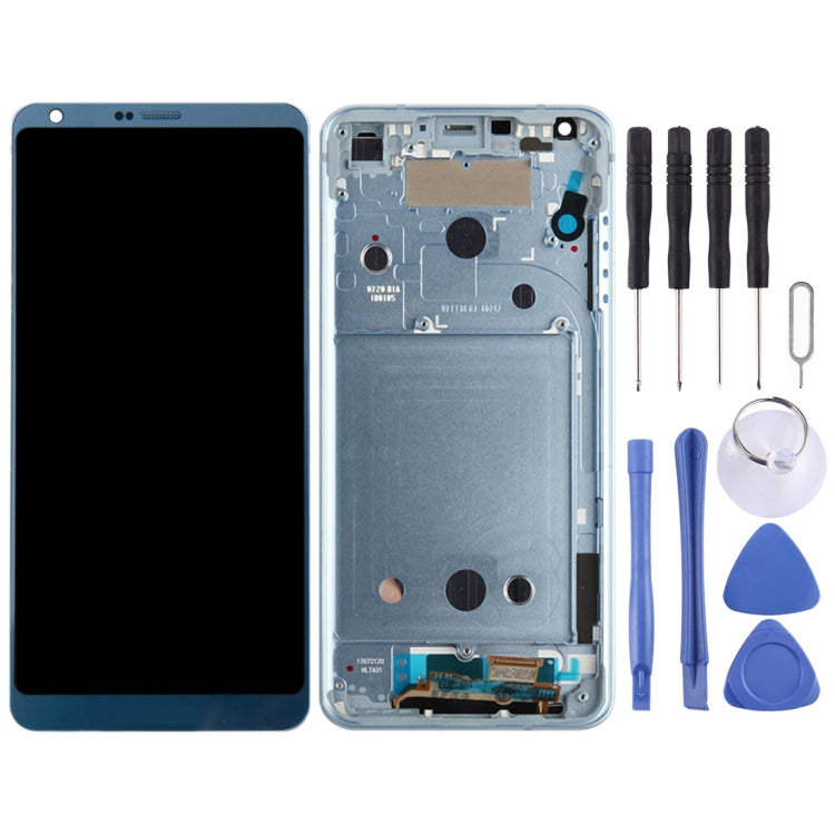 Original LCD Screen For LG G6 / H870 / H870DS / H872 / LS993 / VS998 / US997 Digitizer Full Assembly with Frame(Blue) - For LG by buy2fix | Online Shopping UK | buy2fix