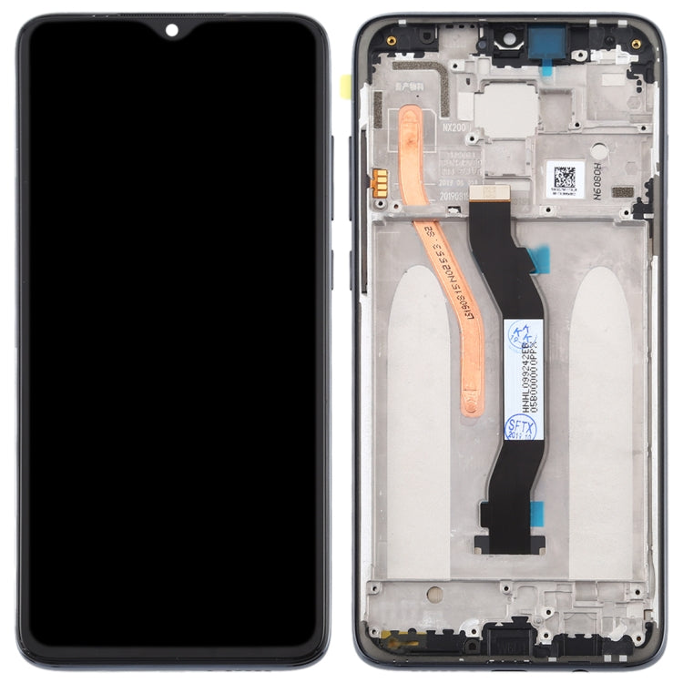 TFT LCD Screen for Xiaomi Redmi Note 8 Pro Digitizer Full Assembly with Frame (Double SIM Card Version)(Black) - LCD Screen by buy2fix | Online Shopping UK | buy2fix