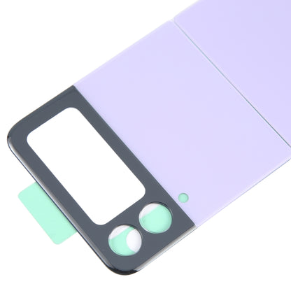 For Samsung Galaxy Z Flip4 SM-F721B Battery Back Cover with Camera Lens Cover(Purple) - Back Cover by buy2fix | Online Shopping UK | buy2fix