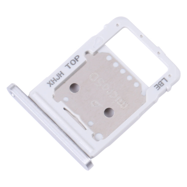 For Samsung Galaxy Tab S8+ SM-X800 Original SIM Card Tray + Micro SD Card Tray (Silver) - Card Socket by buy2fix | Online Shopping UK | buy2fix
