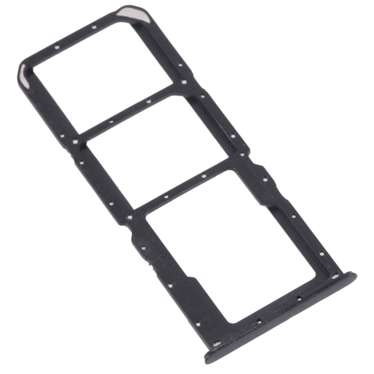 SIM Card Tray + SIM Card Tray + Micro SD Card Tray for OPPO A56 5G(Black) - Card Socket by buy2fix | Online Shopping UK | buy2fix