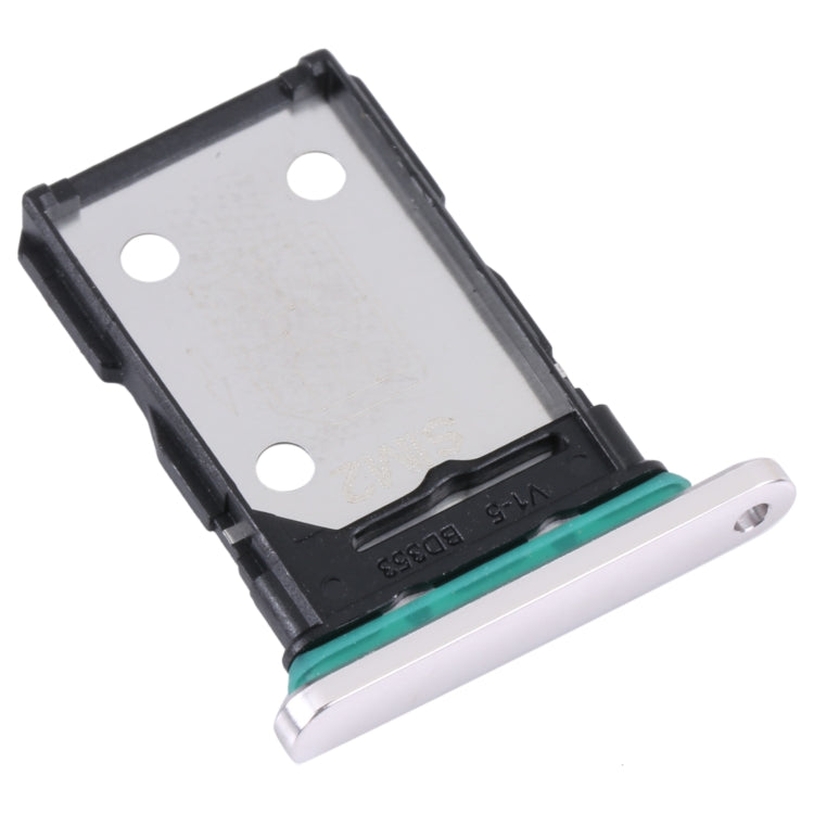 For OPPO Reno5 Pro 5G SIM Card Tray + SIM Card Tray (Silver) - Card Socket by buy2fix | Online Shopping UK | buy2fix