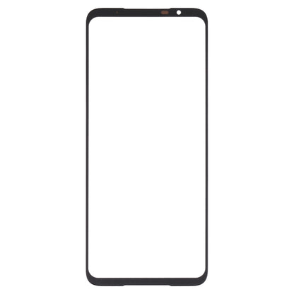 For Asus ROG Phone 5 Pro ZS673KS Front Screen Outer Glass Lens with OCA Optically Clear Adhesive (Black) - Repair & Spare Parts by buy2fix | Online Shopping UK | buy2fix