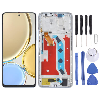 Original LCD Screen For Honor X30 Digitizer Full Assembly with Frame (Silver) - Repair & Spare Parts by buy2fix | Online Shopping UK | buy2fix