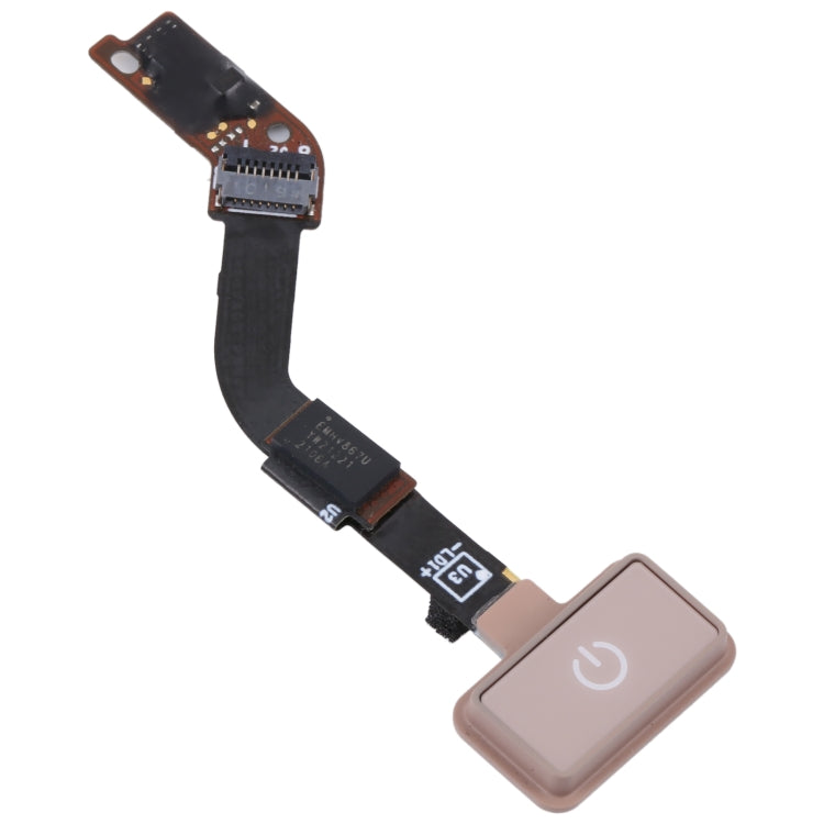 Power / Fingerprint Touch-ID Button Flex Cable for Microsoft Surface Go 1934 (Gold) - Repair & Spare Parts by buy2fix | Online Shopping UK | buy2fix