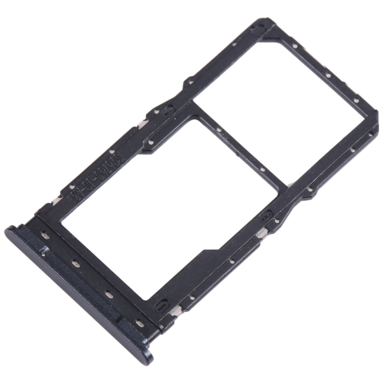 For Motorola Moto G Pure SIM Card Tray + Micro SD Card Tray (Black) - Card Socket by buy2fix | Online Shopping UK | buy2fix