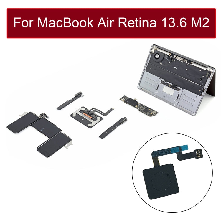 Power / Fingerprint Touch-ID Button Flex Cable 821-04012-02 for MacBook Air Retina 13.6 M2 A2681 2022 - Flex Cable by buy2fix | Online Shopping UK | buy2fix