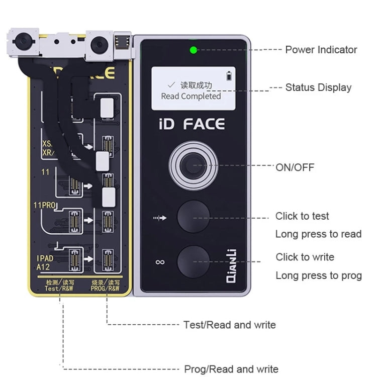 Qianli iD FACE Dot Projector Repairer Detector for iPhone XS Max - Test Tools by QIANLI | Online Shopping UK | buy2fix