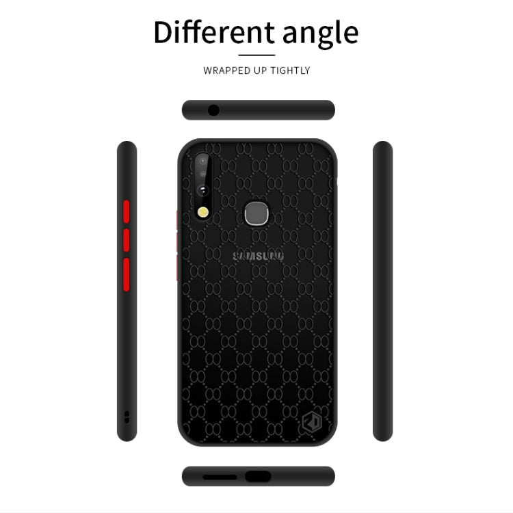 For Samsung Galaxy A70E PINWUYO Series 2 Generation PC + TPU Waterproof and Anti-drop All-inclusive Protective Case(Red) - Galaxy Phone Cases by PINWUYO | Online Shopping UK | buy2fix