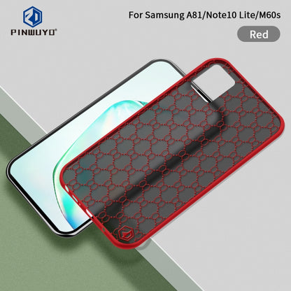 For Samsung Galaxy A81/Note10 Lite PINWUYO Series 2 Generation PC + TPU Waterproof and Anti-drop All-inclusive Protective Case(Red) - Galaxy Phone Cases by PINWUYO | Online Shopping UK | buy2fix