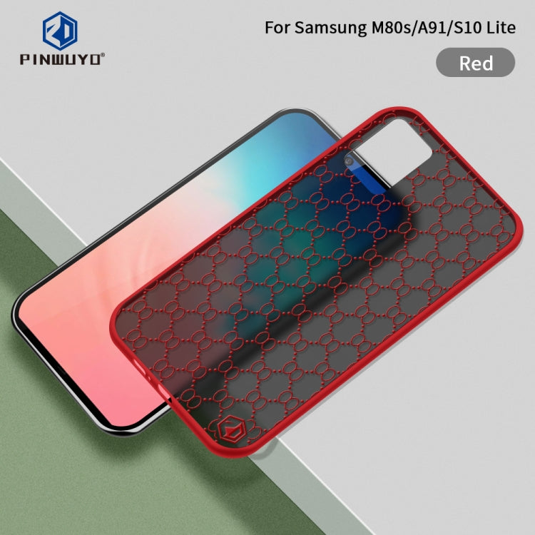 For Samsung Galaxy A91/S10 Lite PINWUYO Series 2 Generation PC + TPU Waterproof and Anti-drop All-inclusive Protective Case(Red) - Galaxy Phone Cases by PINWUYO | Online Shopping UK | buy2fix