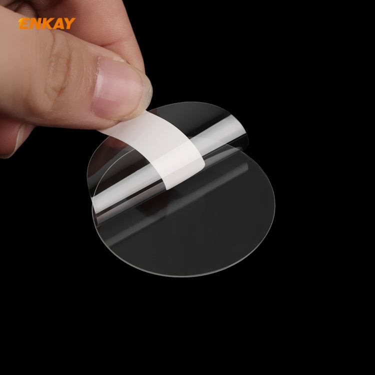 For Garmin Forerunner 45 / 45S 2 PCS ENKAY Hat-Prince 0.2mm 9H 2.15D Curved Edge Tempered Glass Screen Protector  Watch Film - Smart Wear by ENKAY | Online Shopping UK | buy2fix