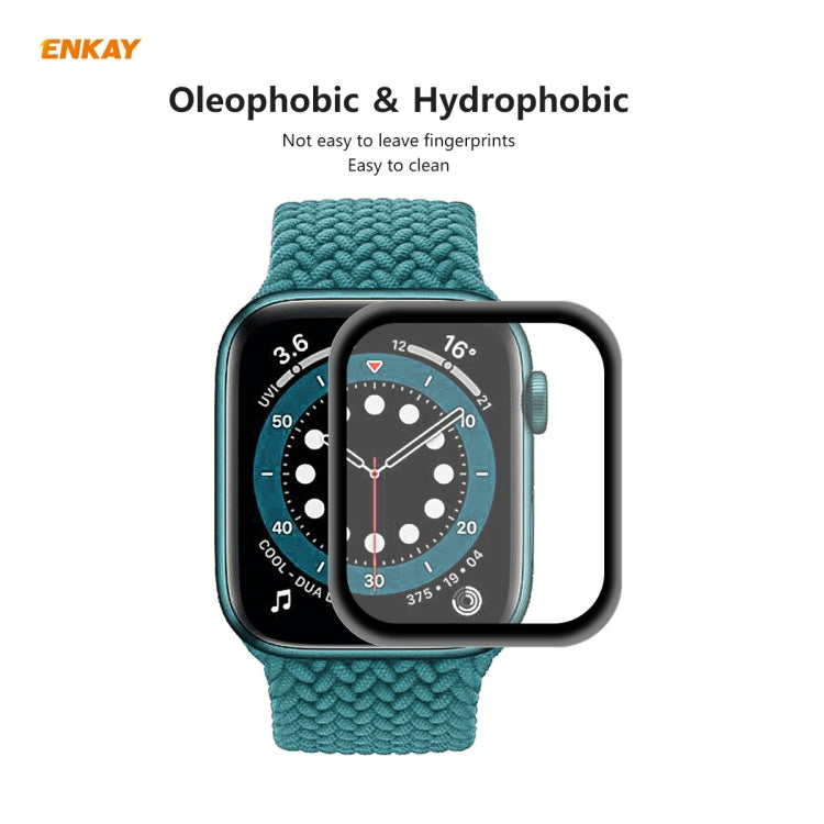 For Apple Watch 6/5/4/SE 40mm 5 PCS ENKAY Hat-Prince 3D Full Screen Soft PC Edge + PMMA HD Screen Protector Film - Watch Cases by ENKAY | Online Shopping UK | buy2fix