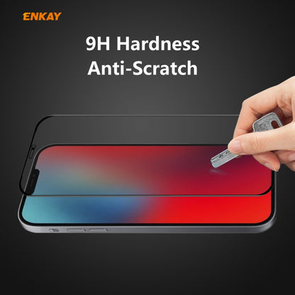 For iPhone 12 Pro Max 5pcs ENKAY Hat-Prince 0.26mm 9H 6D Privacy Anti-spy Full Screen Tempered Glass Film 6.7 - iPhone 12 Pro Max Tempered Glass by ENKAY | Online Shopping UK | buy2fix