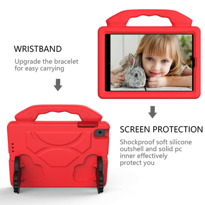 For iPad Mini 5/4/3/2/1 EVA Material Children Flat Anti Falling Cover Protective Shell With Thumb Bracket(Red) - Apple Accessories by buy2fix | Online Shopping UK | buy2fix