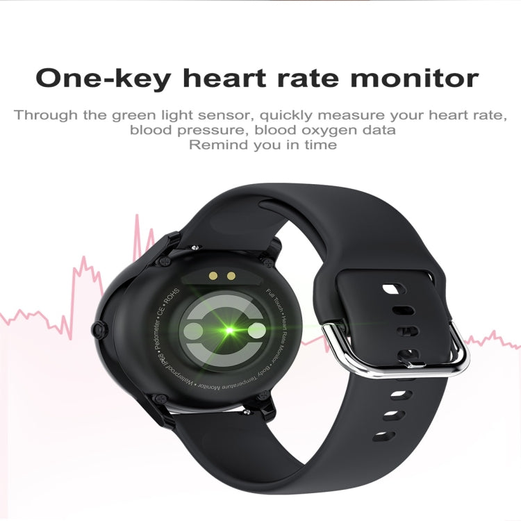 W68 1.4 inch Color Screen Smart Watch, IP68 Waterproof, Support Temperature Monitoring/Heart Rate Monitoring/Blood Pressure Monitoring/Sleep Monitoring/Predict Menstrual Cycle Intelligently(Silver) - Smart Wear by buy2fix | Online Shopping UK | buy2fix